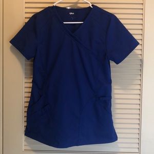Royal Blue Scrub Set